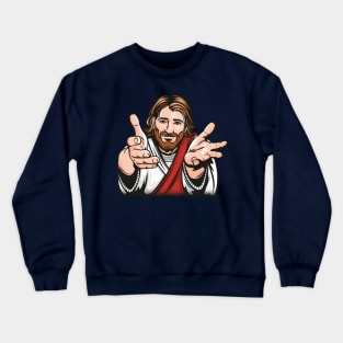 Jesus Beckons Us Crewneck Sweatshirt